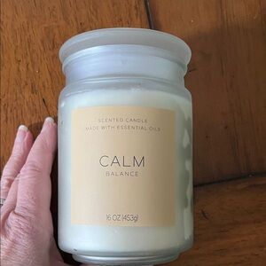 Calm Balance Scented Candle - White